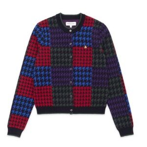 Teddy Fresh Houndstooth Cardigan